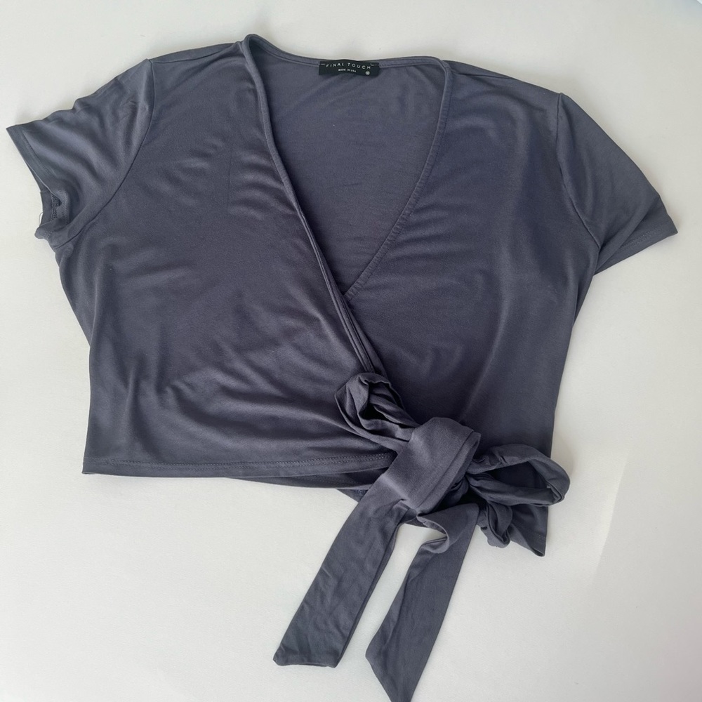 Cropped Short Sleeve Top